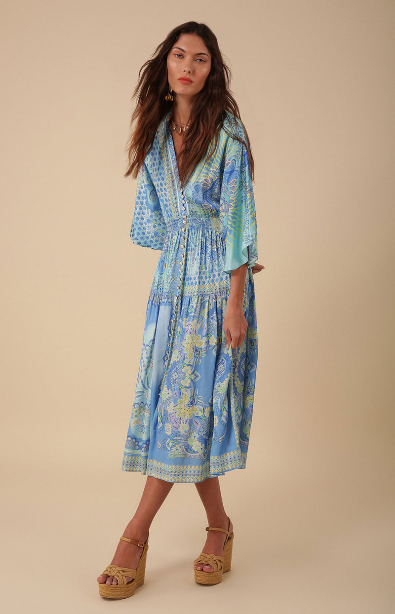 Kaylee Midi Dress, color_blue