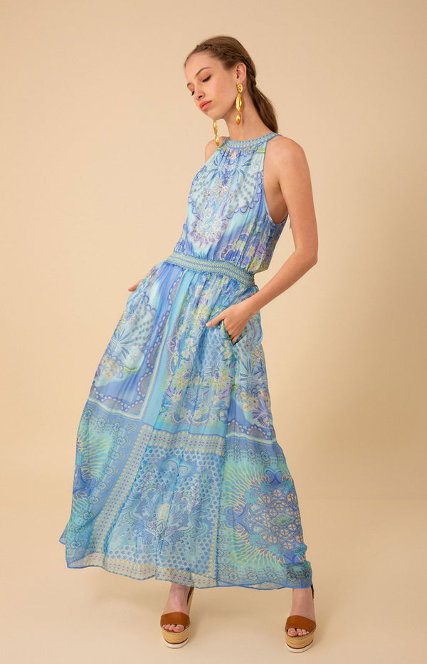 Magnolia Maxi Dress, color_blue