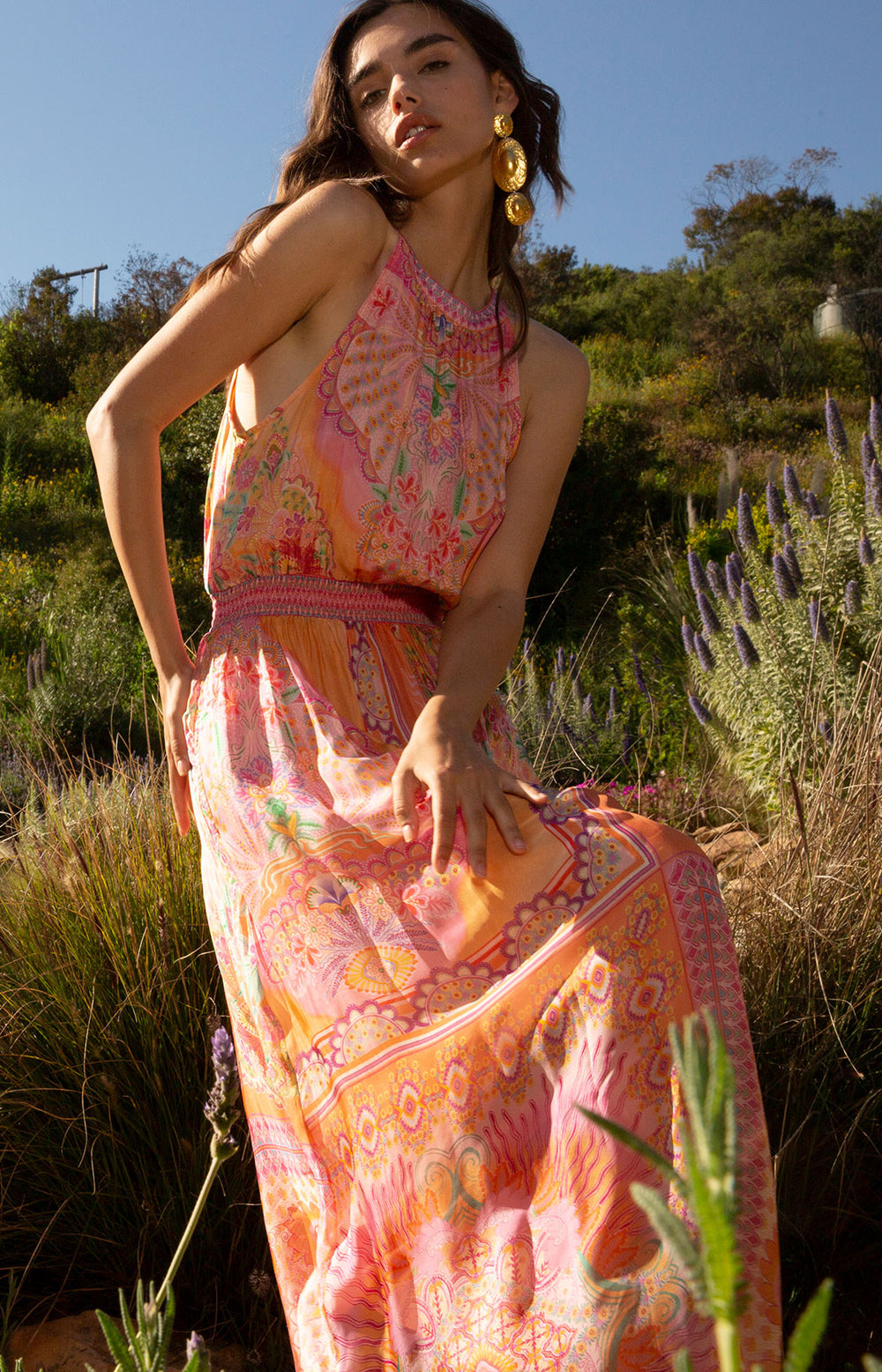 mahalia maxi dress Magnolia Maxi Dress Orange / L