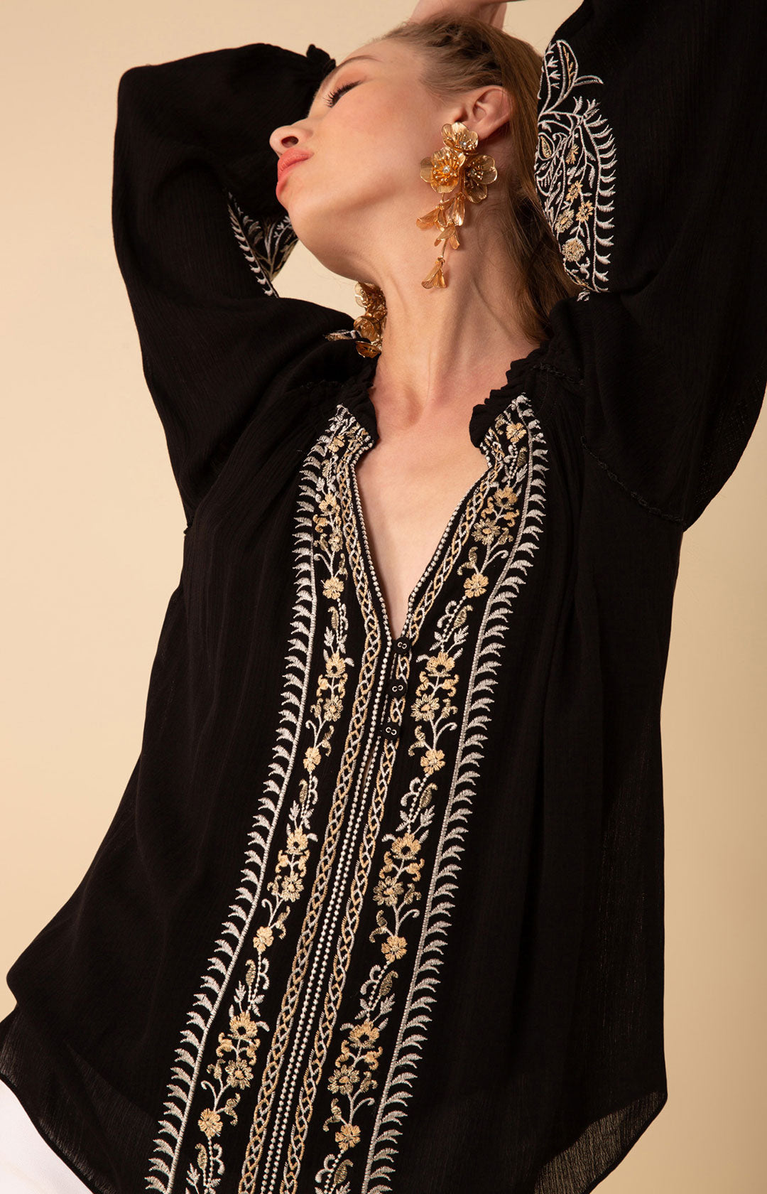 Sloane Embroidered Top