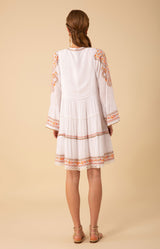 Isabel Embroidered Dress, color_beige