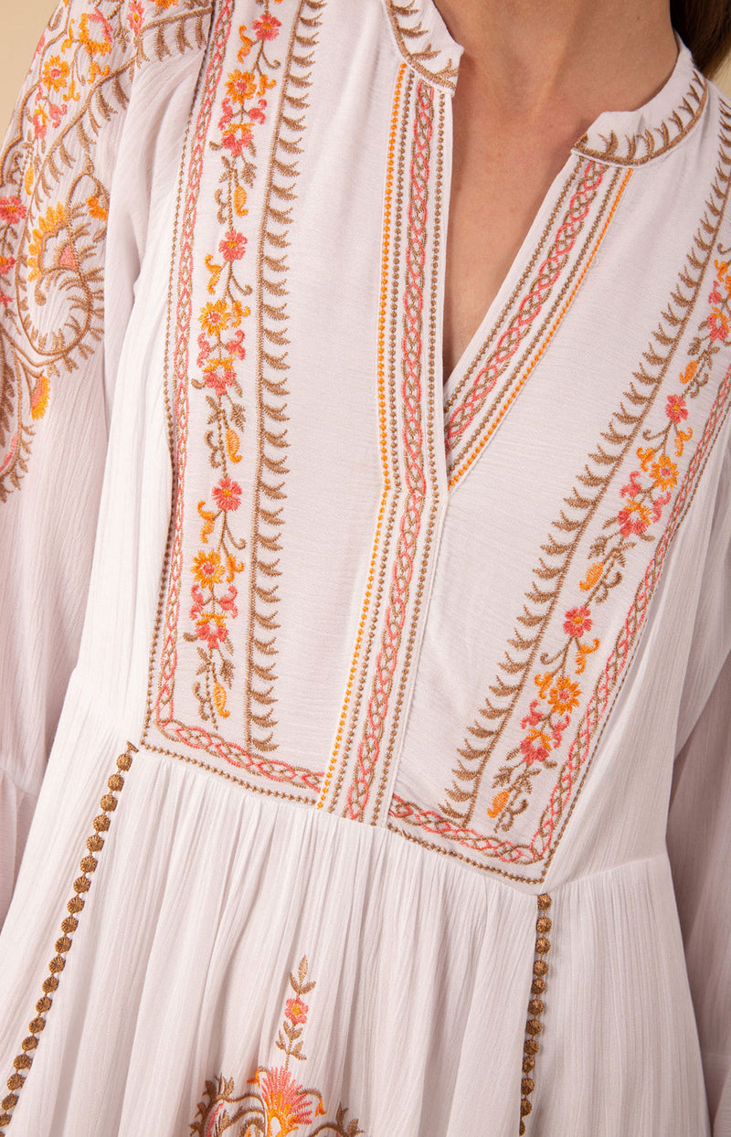 Isabel Embroidered Maxi Dress, color_beige