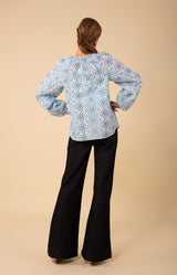Arianna Eyelet Top, color_blue