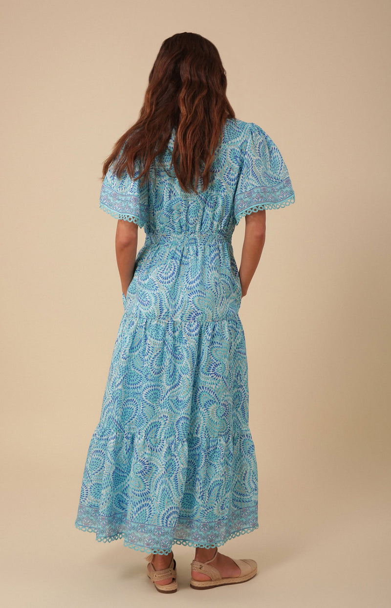 Kylie Linen Maxi Dress, color_blue