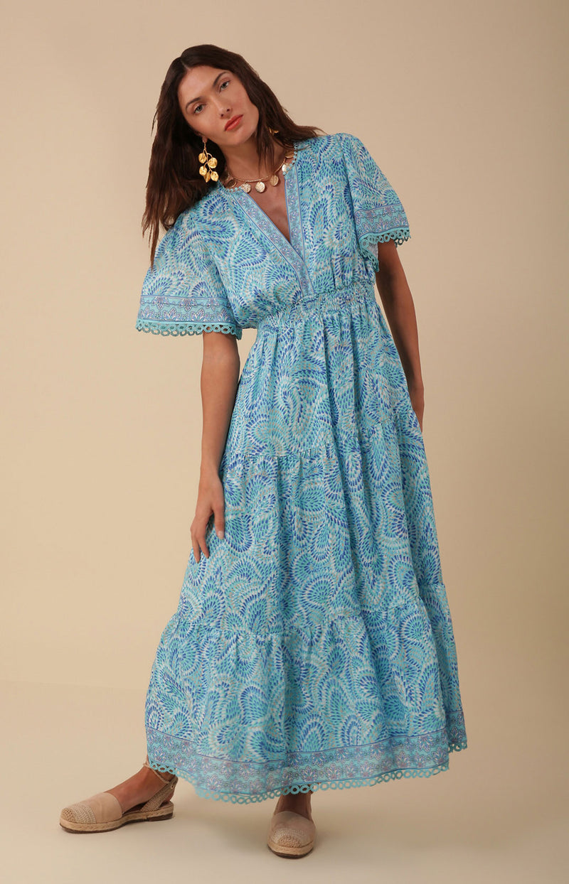 Kylie Linen Maxi Dress Ivory / S Kylie Linen Maxi Dress Ivory / S