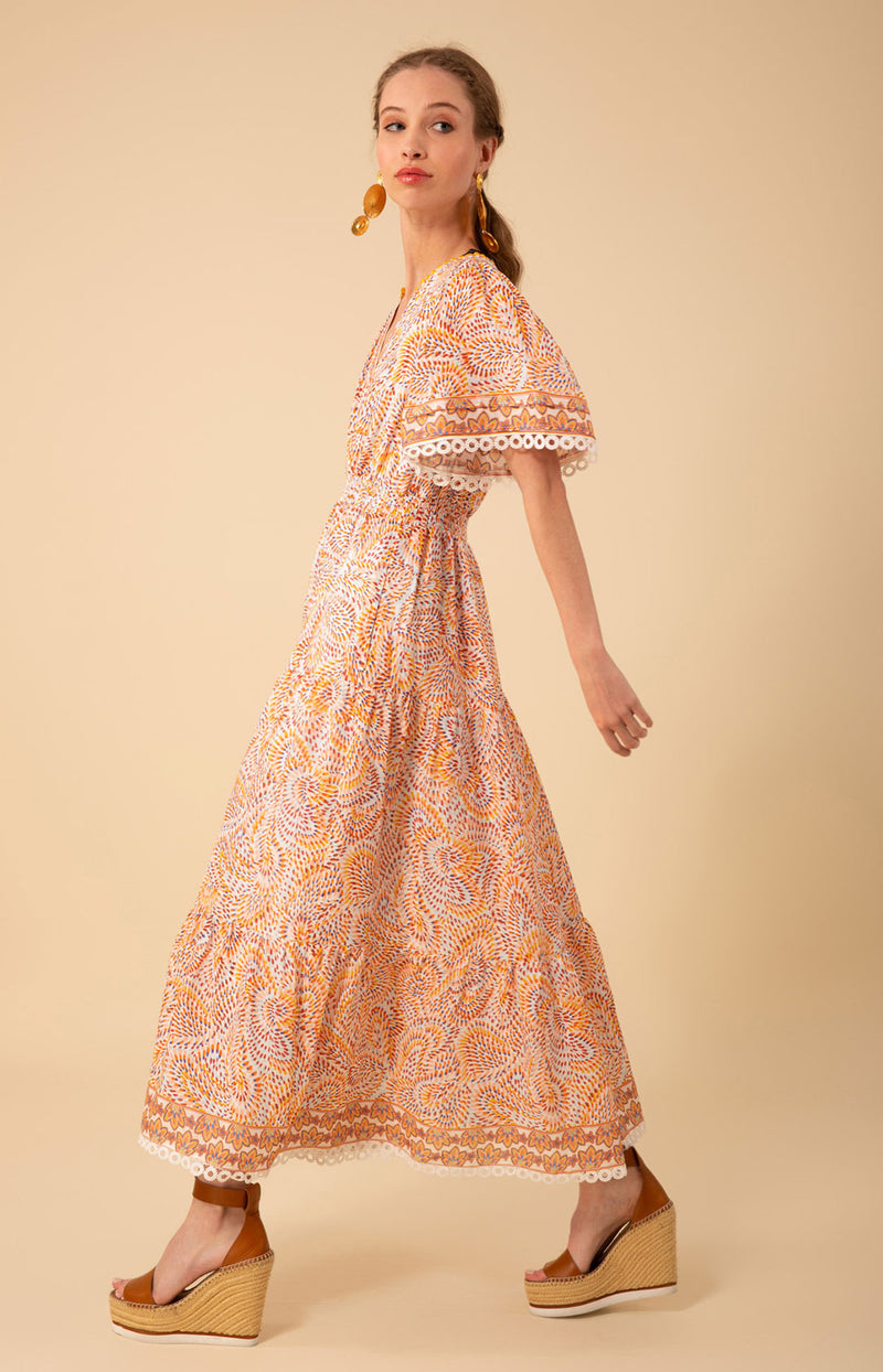 Hale Bob Women's Kylie Linen Maxi Dress - Blue - Maxi dresses Hale Bob Women's Kylie Linen Maxi Dress - Blue - Maxi dresses
