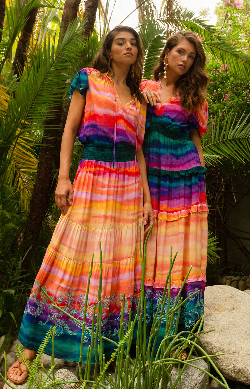 Alexandra Maxi Dress, color_coral
