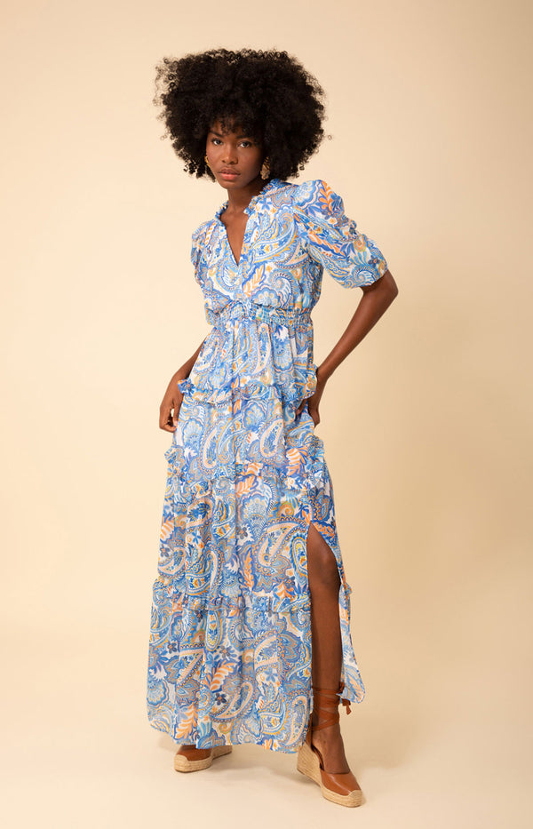 Rosalie Maxi Dress, color_blue