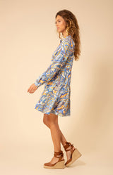 Alani Tiered Dress, color_blue