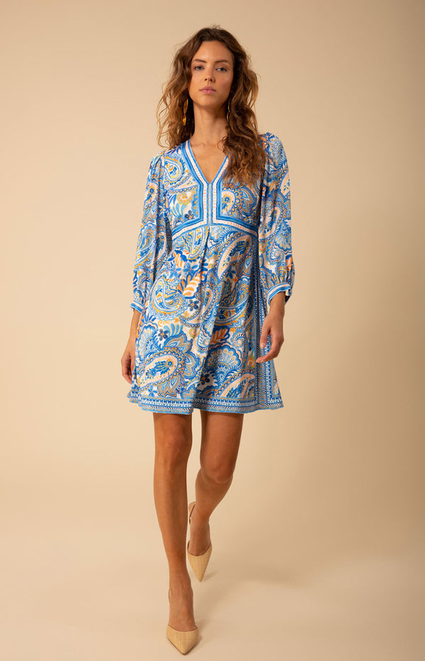 Brianna Jersey Dress, color_blue
