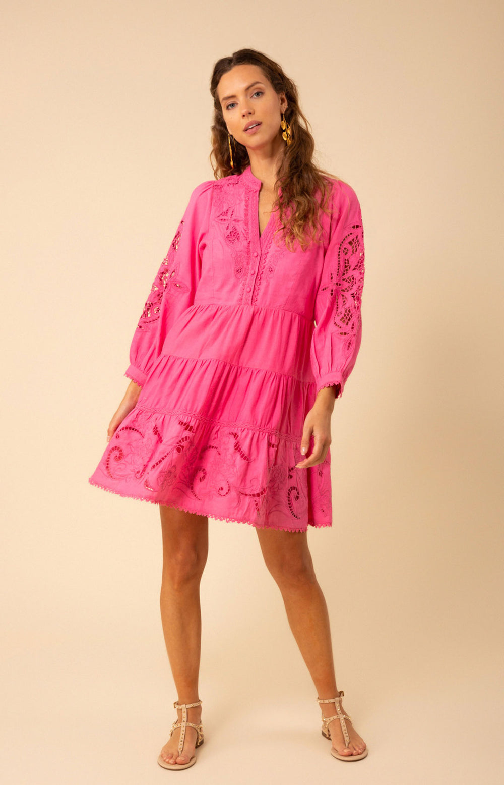 Aubree Dress Fuchsia / XS