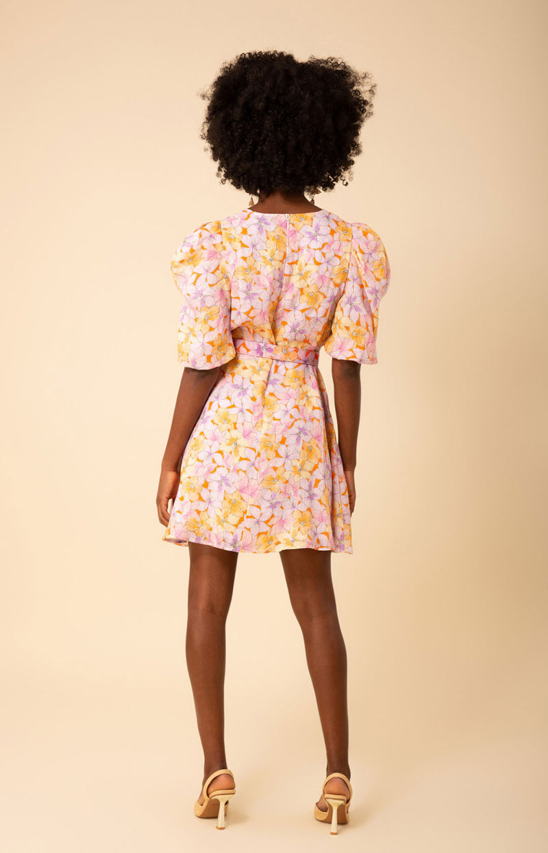 Arabella Linen Dress Orange / M Arabella Linen Dress Orange / M