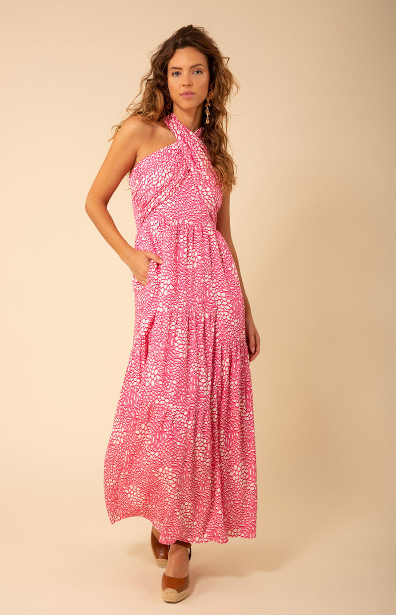 Oaklynn Midi Dress, color_pink
