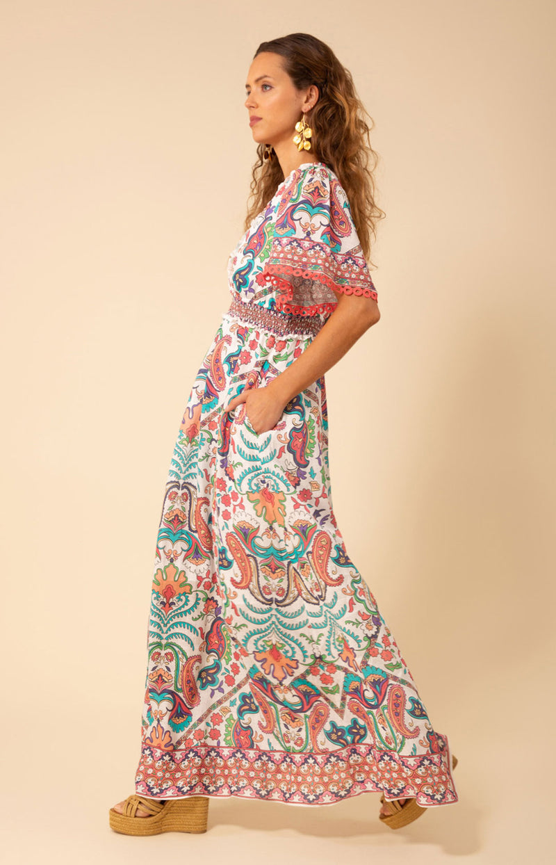 Elsie Linen Maxi Dress Green / S Elsie Linen Maxi Dress Green / S