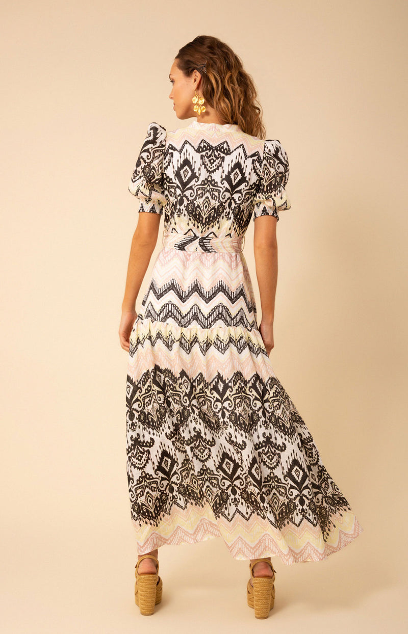 Sydney Linen Maxi Dress Navy / L Sydney Linen Maxi Dress Navy / L