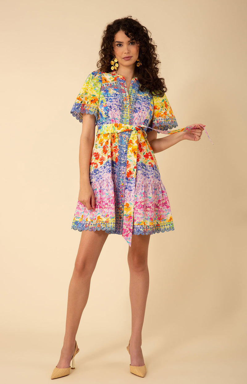 Mariana Poplin Dress Blue / L