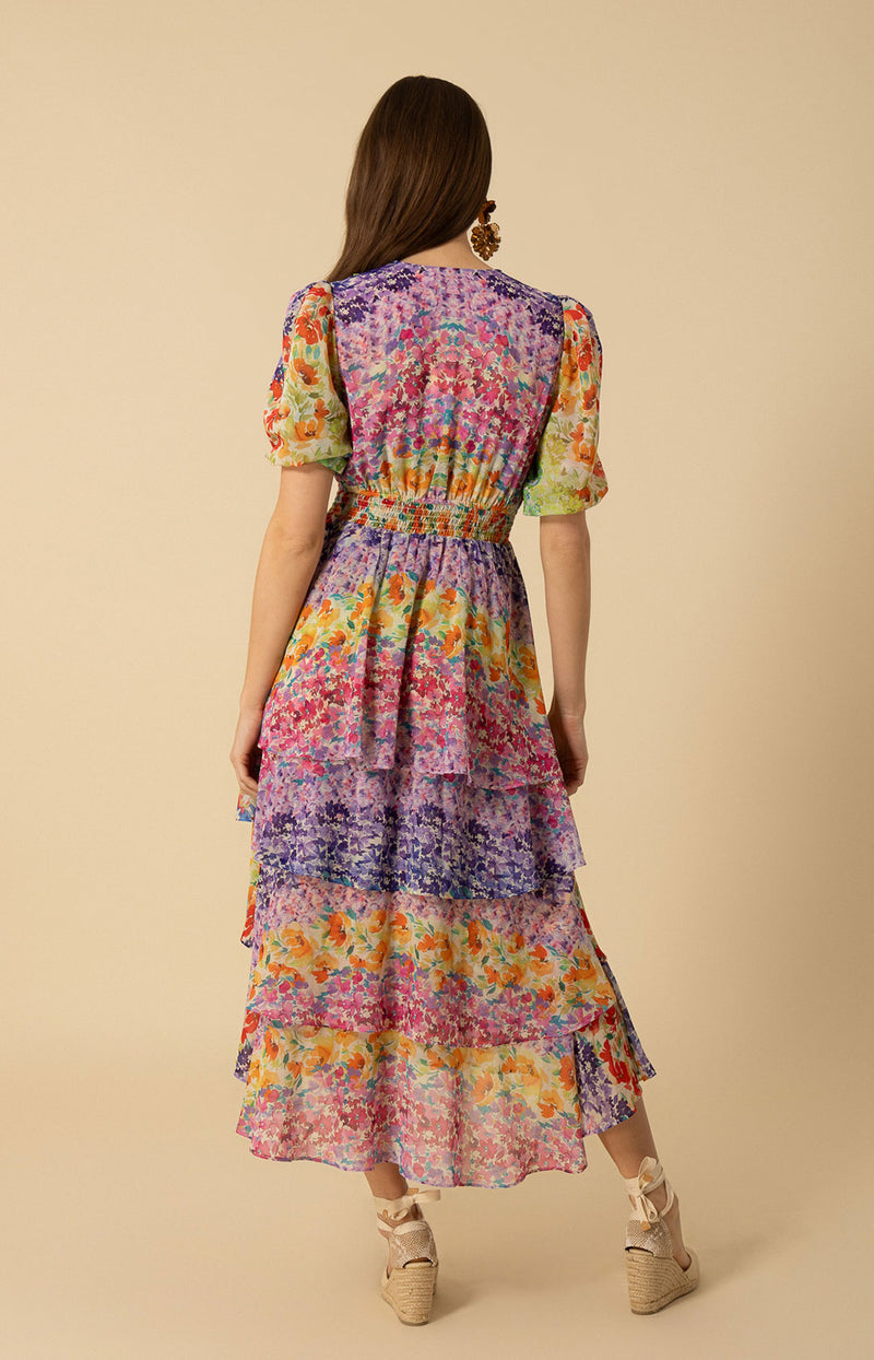 layered chiffon dress pattern Seamwork