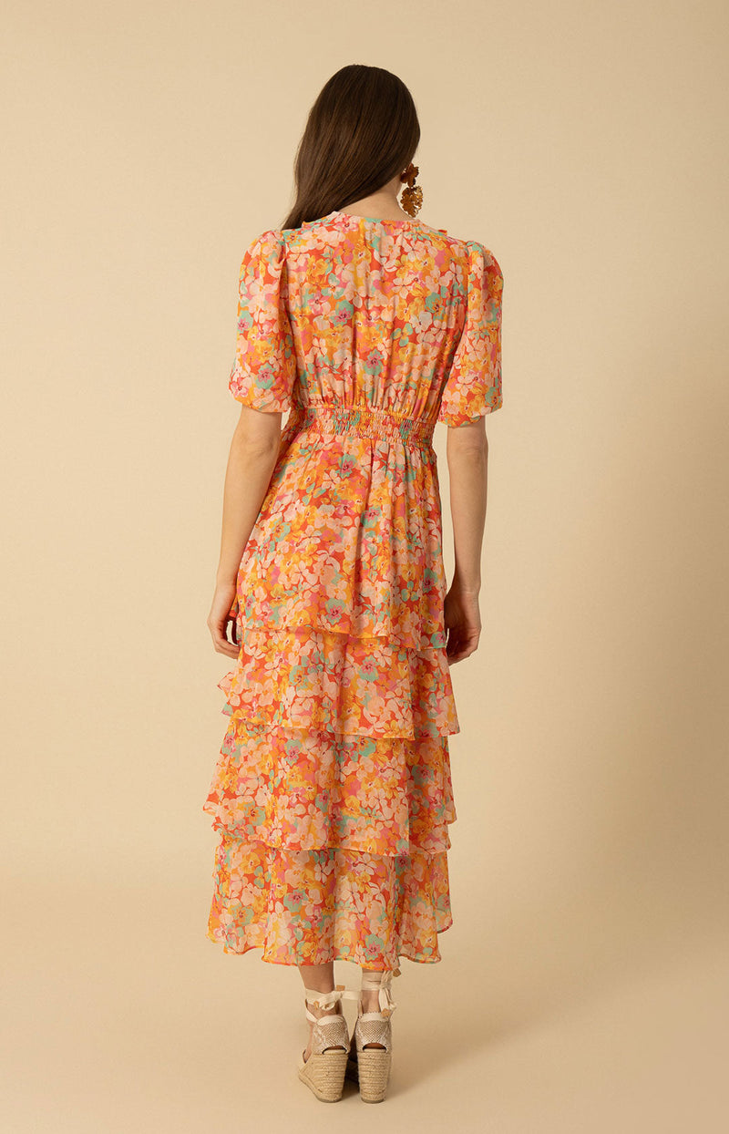 Lainey Tiered Chiffon Dress Lainey Tiered Chiffon Dress