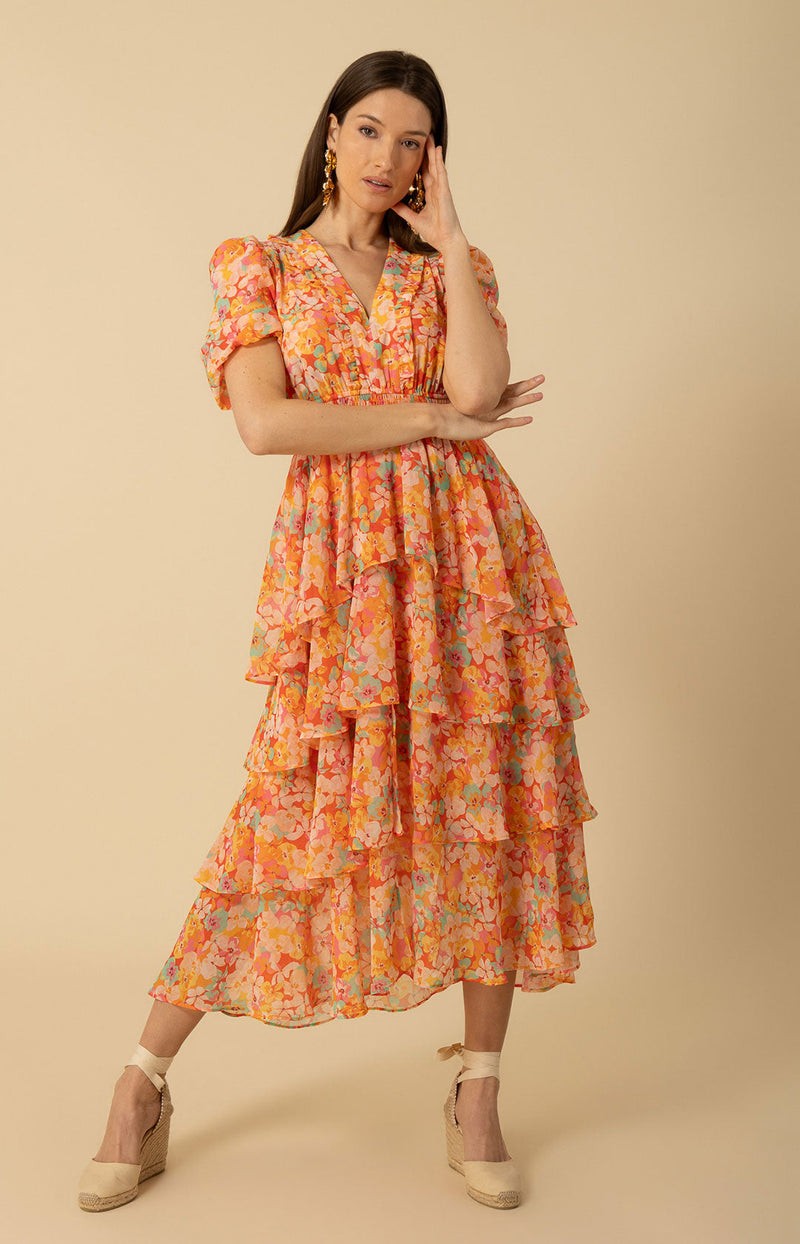 lainey linen dress Lainey Dress in Stripe Linen S
