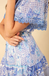 Maggie Belted Linen Maxi Dress, color_blue