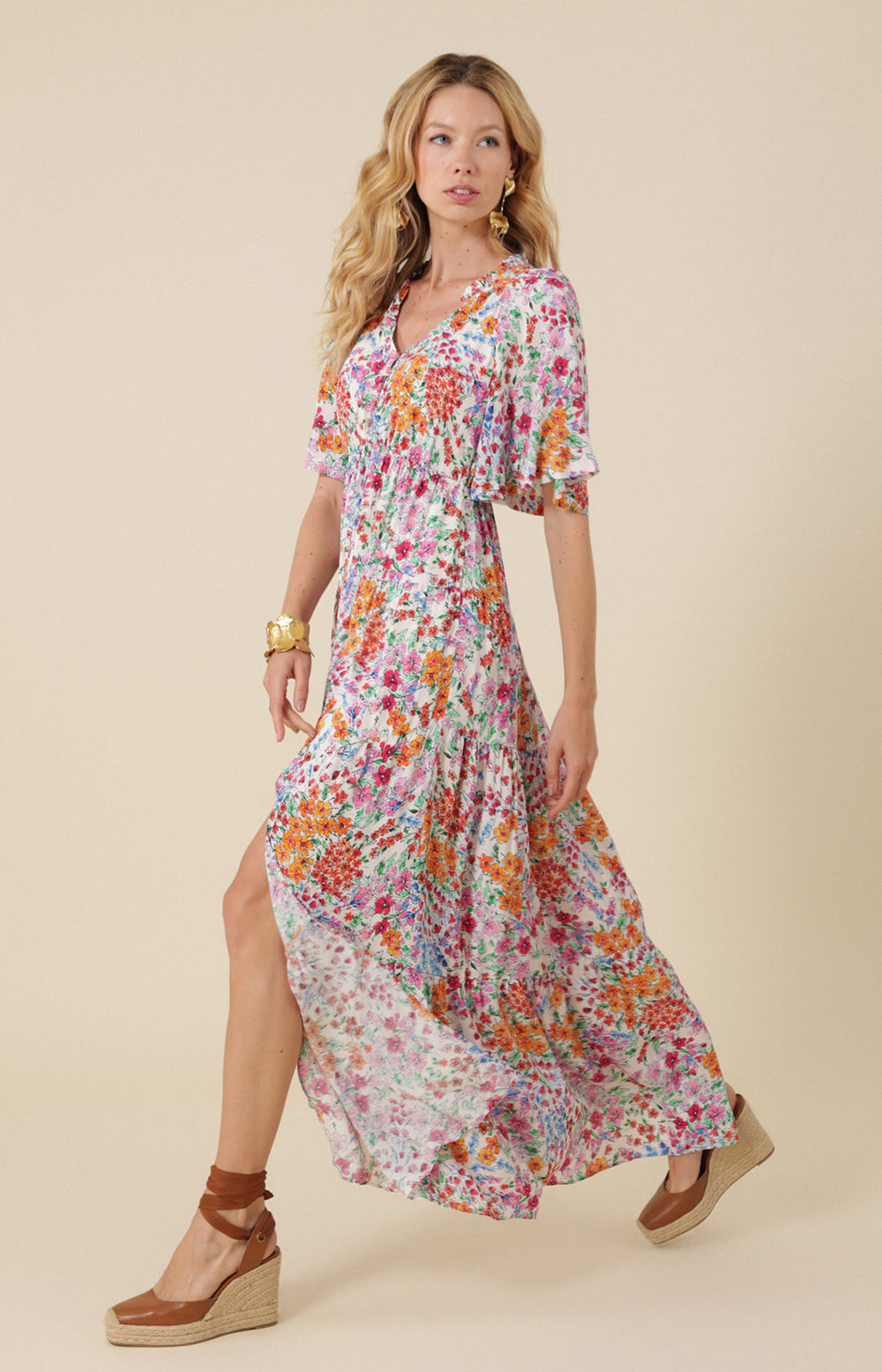 chinese dress ladies Naya Maxi Dress – shoprodeodrive main image 0
