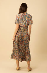 Aurelia Pleated Skirt, color_olive