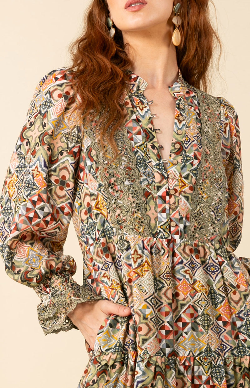 Amari Embroidered Maxi Dress Amari Embroidered Maxi Dress