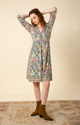 Gracelynn Jersey Dress Long, color_olive