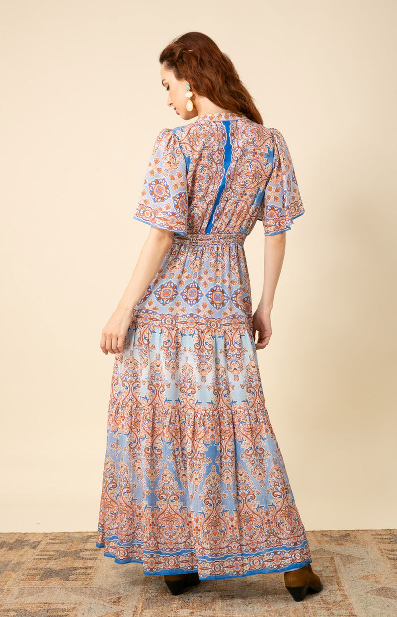 alexis maxi dress Alexis Voile Maxi Dress Pink
