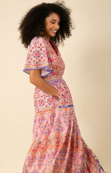 Alexis Voile Maxi Dress, color_pink