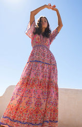 Alexis Voile Maxi Dress, color_pink