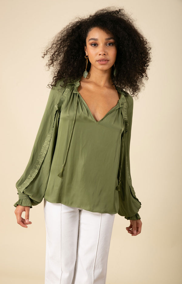 Remington Pleated Solid Top