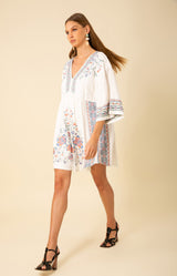 Camryn Embroidered Oversized Dress, color_ivory