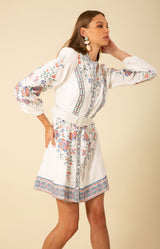 Melissa Embroidered Dress, color_ivory