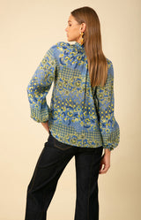 Raelyn Silk Top, color_blue