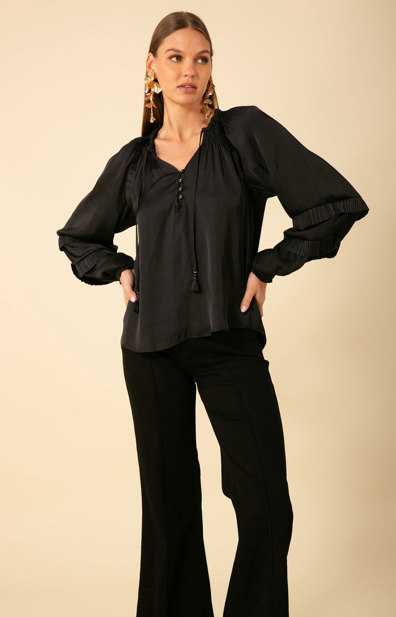 Demi Solid Top, color_black