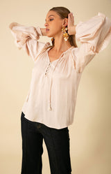 Demi Solid Top, color_ivory