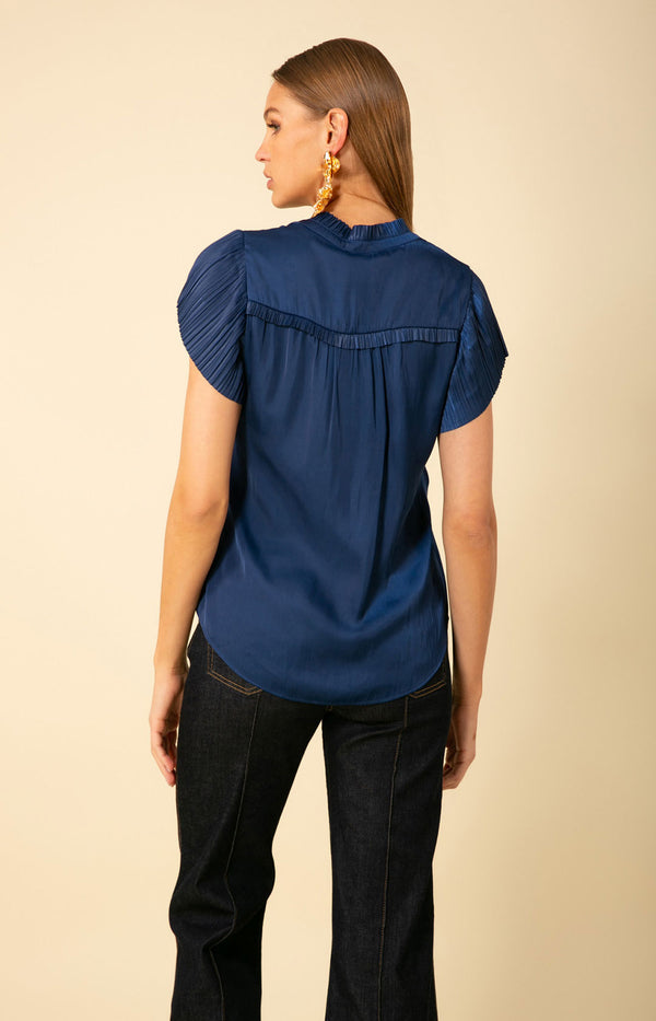 Aitana Solid Top, color_blue