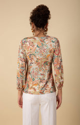 Miracle Jersey Top Beaded, color_beige