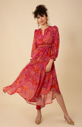 Maia Dress, color_red