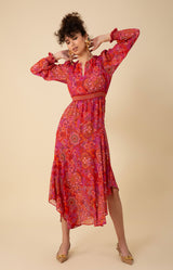 Maia Dress, color_red