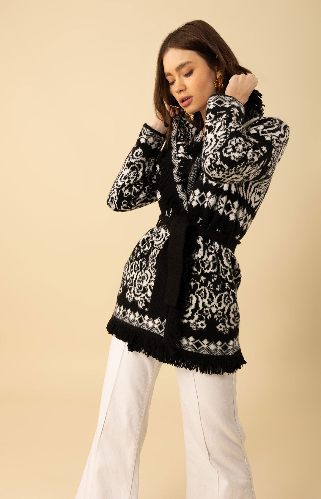 人気商品の中古品・新品・未使用品 Haisley Wool Sweater Jacquard Blend トップス
