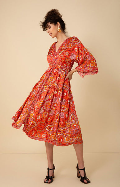 スローブイエナ　habi JQ Cami Dress habi Spangle ブラウス×Cami Dress（ワンピース）｜SLOBE IENA