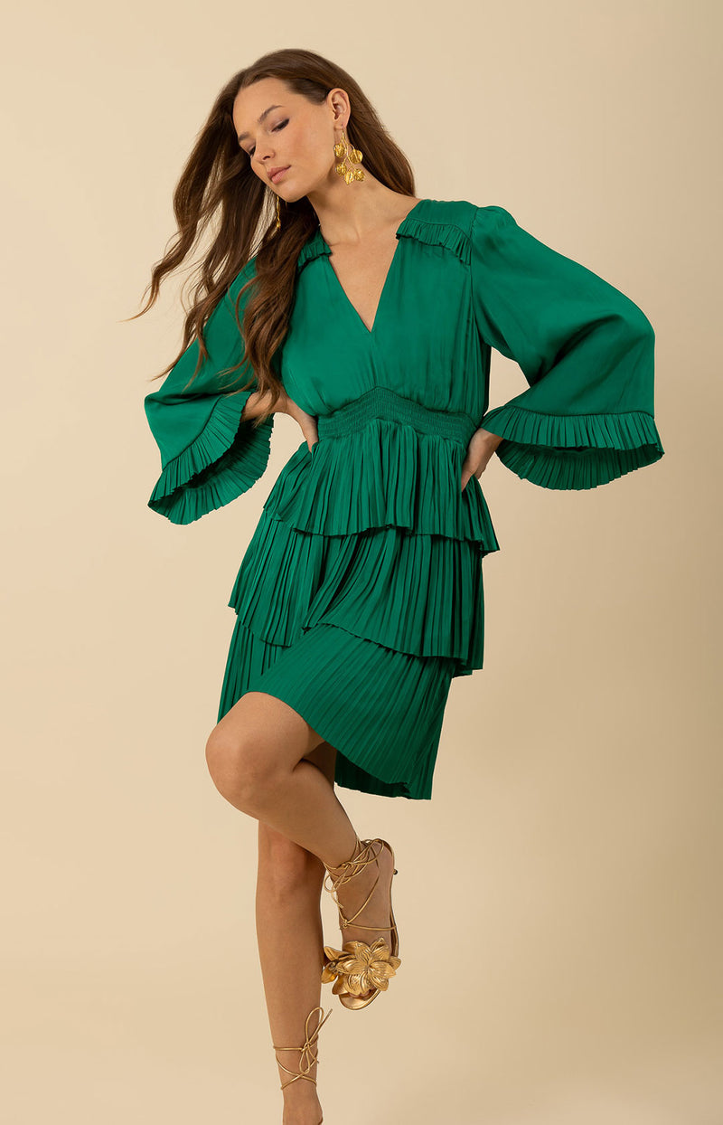 Esmeralda Solid Dress, color_emerald