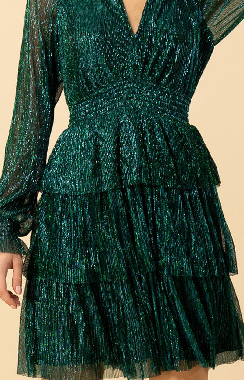 Bianca Dress, color_emerald