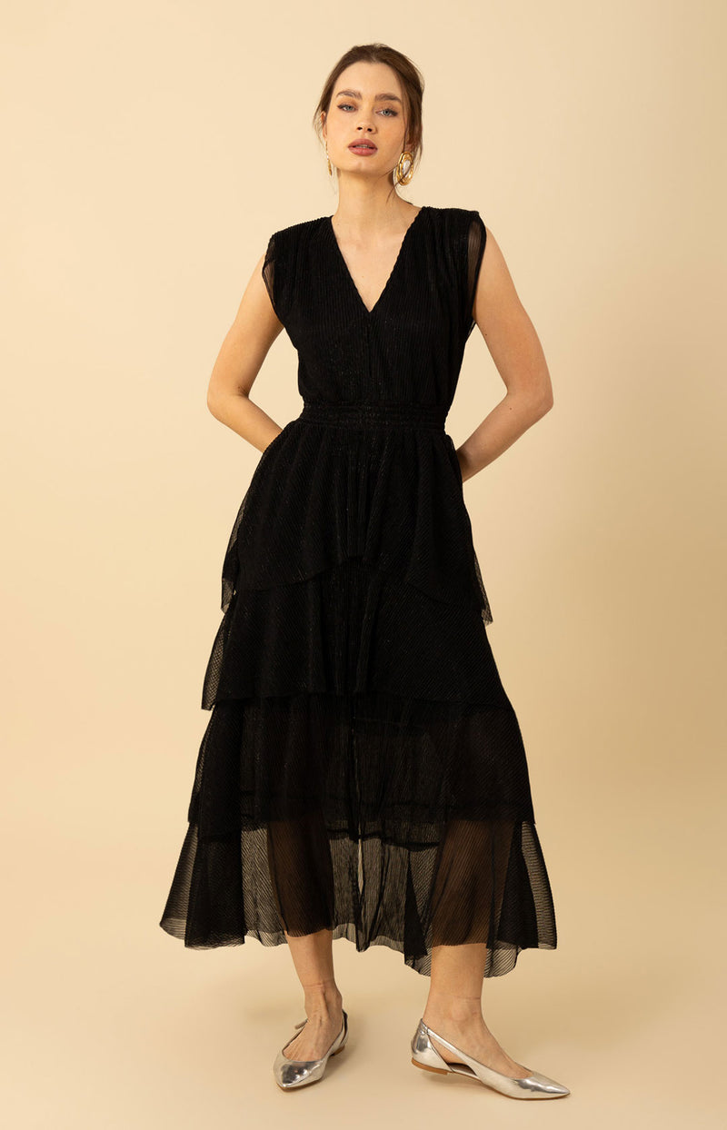 Adelina Dress, color_black