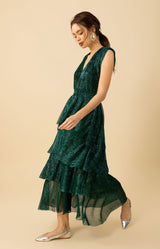 Adelina Dress, color_emerald