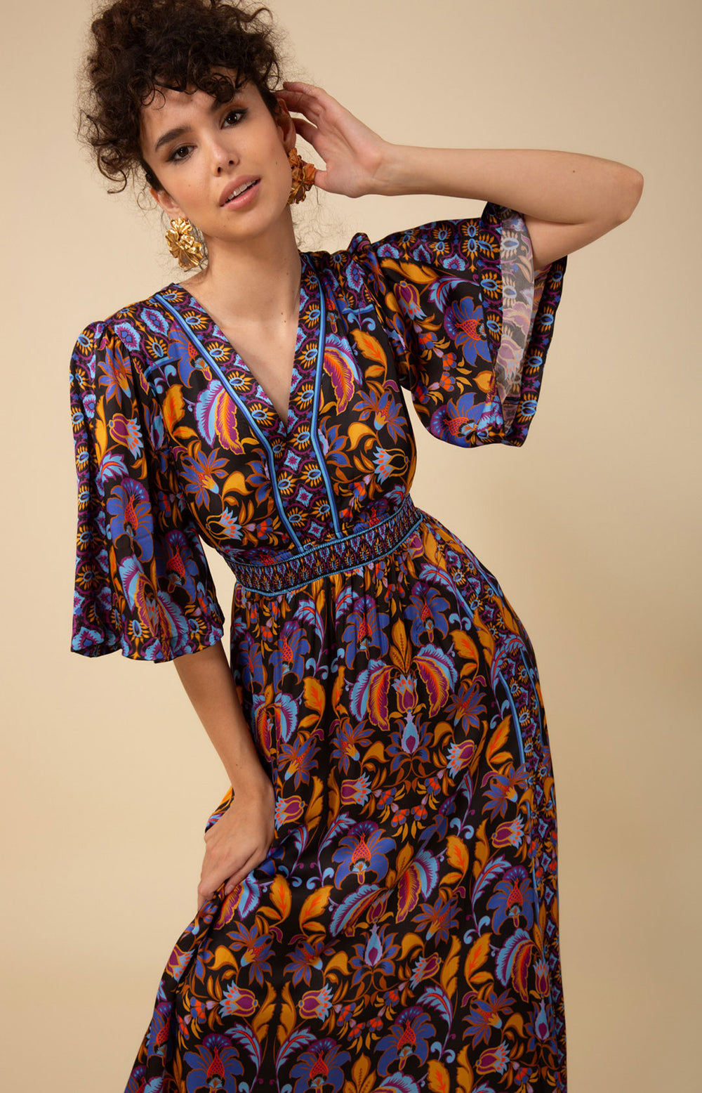 Felicity Charmeuse Maxi Dress