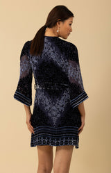 Helena Velvet Burnout Dress, color_navy