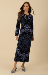 Carolina Sweater Dress, color_navy